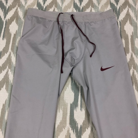Nike Pro Elite 2020 Track And Field Mens Running Tights Gray 2XL 824624 USA MADE - Picture 8 of 14